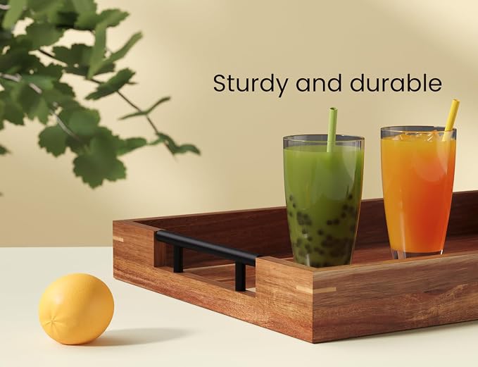 Fibogollo Acacia Wood Serving Tray - Image 3