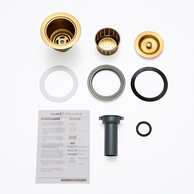 3-1/2-inch Kitchen Sink Drain - Image 7