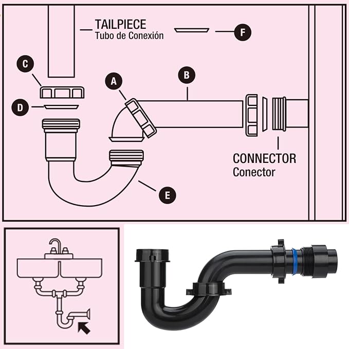 Yariwiz Black P Trap 1 1/2 Inch - Image 7