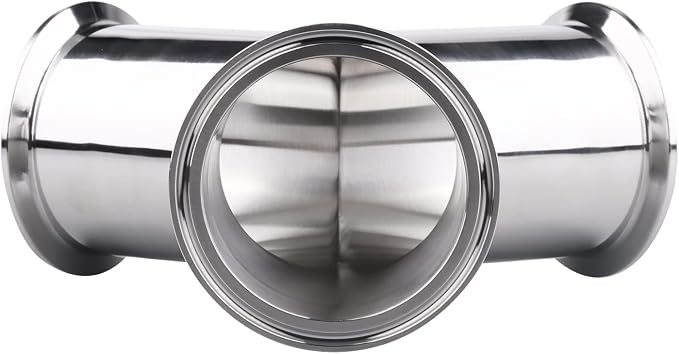 DERNORD Tri Clamp Wye Clamp End True Y Type Cross Tee Tube Stainless Steel 304 - Image 3