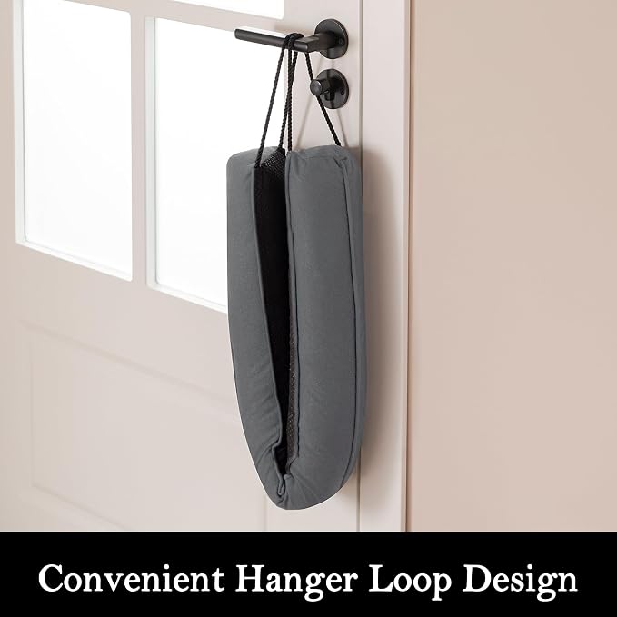Sunolga Door Draft Stopper, Removable Washable Cover, Blocks Hot and Cold Air - Image 6