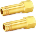 ChillWaves Brass Pipe Fitting, Long Nipple Pipe 3/4" NPT Male x 3/4" NPT Female by VisittheCHILLWAVES