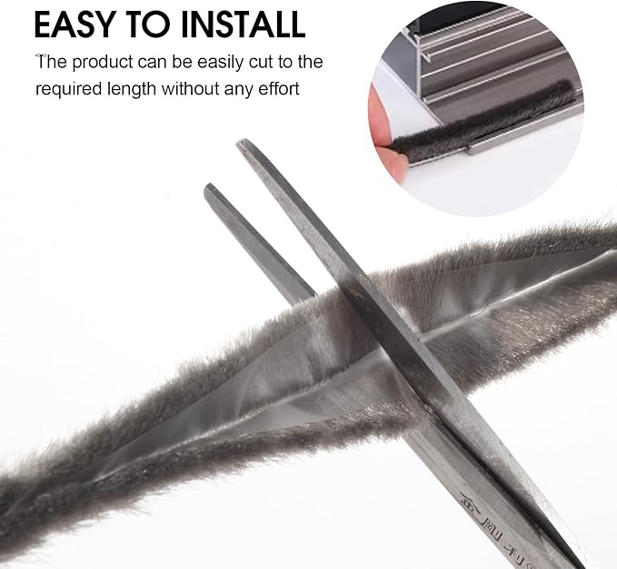 16 Ft 196 Inch Sliding sash Windows Doors Tape Pile Draught excluder Brush Seal - Image 4