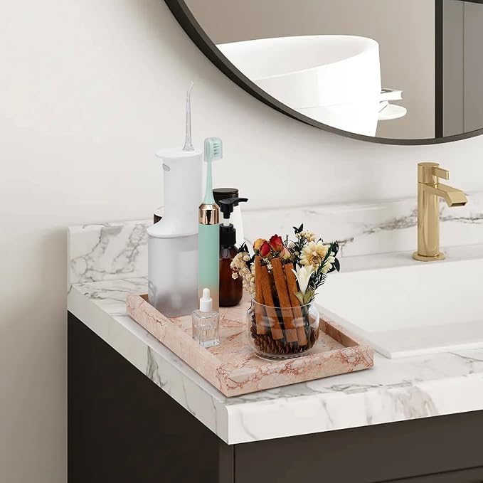 Marble Bathroom Tray, Pure Natural Vanity Tray | Marble Trays - Image 5