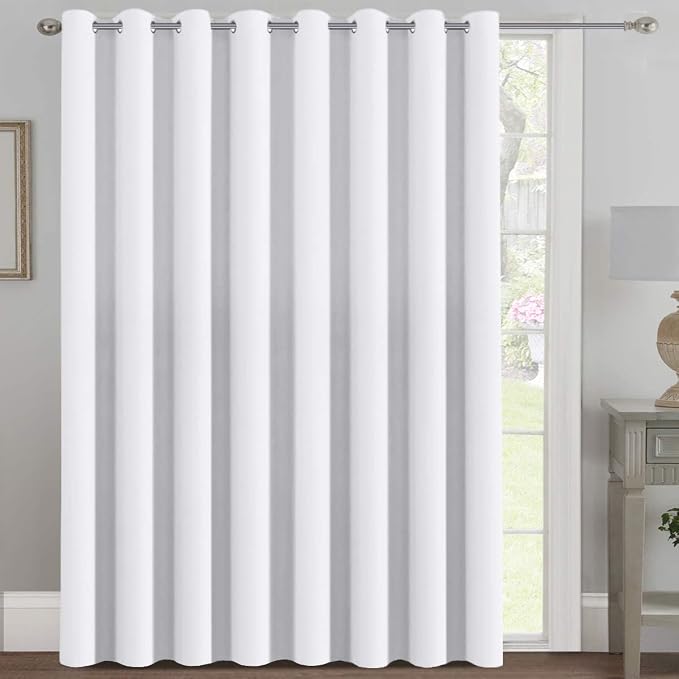 H.VERSAILTEX Patio White Curtains 100x84 Inches by HVERSAILTEX