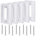 Kanayu 5 Pcs 4/5" Single Gang Electrical Box Extender Ul Listed, Receptacle by Kanayu