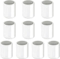 1/2 inch PVC Coupling Adapter, Socket x Socket, Sch40 PVC Pipe Fittings by YTFSA