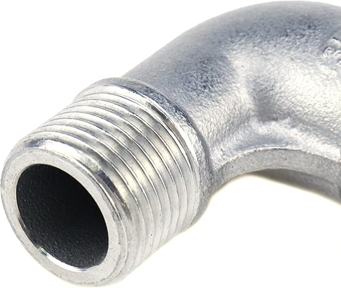 2Pcs 304 Stainless Steel 90 Degree Elbow 3/8" NPT Threaded Pipe Fitting Female - Image 9