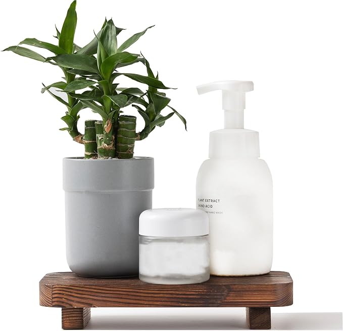 FLYIEE Wood Risers for Decor Display, Bathroom Counter Sink Decor, Dish Soap by FLYIEE