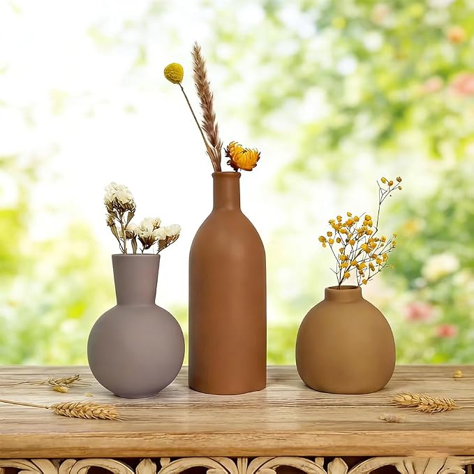 Ceramic Vase Set of 3 - Image 2