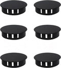 6 Pcs Plastic Hole Plug for Round Holes 1-1/2" Snap in Locking Hole Plugs Round by OZXNO