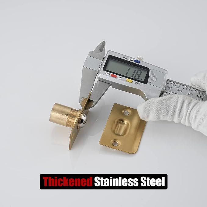 JQK Closet Ball Catch Door Hardware, Stainless Steel Catch Adjustable - Image 5