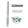 30 Pack 1/4"-20 x 2-1/4" Hurricane Anchor Kit, Hardware Installation Guide by Xadnitu