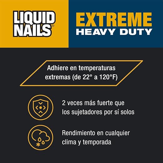 Liquid Nails - 414607 LN-907 Extreme Heavy Duty Construction Adhesive 10 oz - Image 8