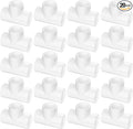 20-Pack 1/2 Inch PVC Tee Pipe Fittings, 3 Way Socket x Socket, Schedule 40 PVC by Unknown