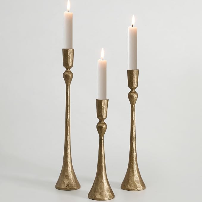 Vintage Cast Iron Taper Candle Holder by SUJUN