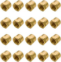 Vis Brass Pipe Fitting, Hex Head Cap, 1/8" NPT Female by VisHomeYard