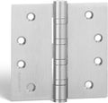 3 Pack goldenwarm Satin Nickel 4'' Door Hinges by goldenwarm