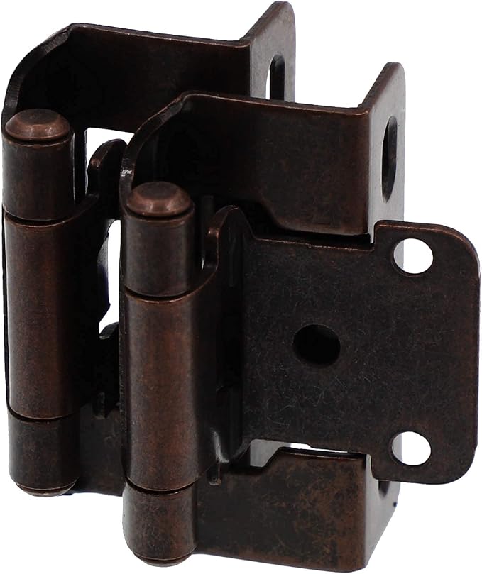 2 Pack Oil Rubbed Bronze Cabinet Hinges - Image 9
