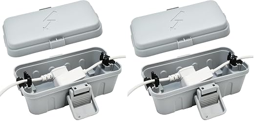 Hrensaw Small Weatherproof Electrical Connection Box, Outdoor Electrical Box by Hrensaw