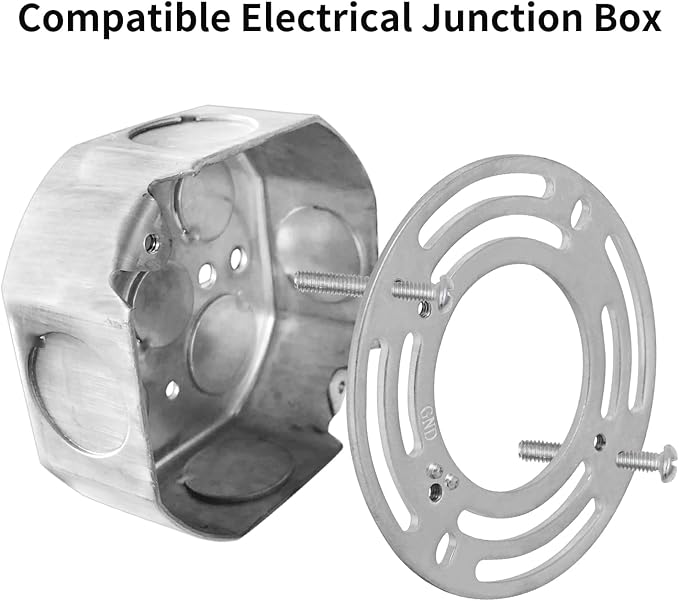 2 Pack Universal Fixture Mounting Bracket Heavy Duty 50 LB Rated, 4 Inches - Image 5
