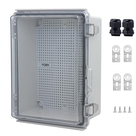 IP67Junction Box, ABS Plastic Outdoor Waterproof Box Electrical Enclosure by LuSumtly