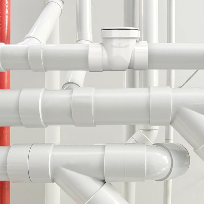 GASHER 3" PVC Backflow Preventer Valve, Sewer Check Back Flow Preventer Drain - Image 7
