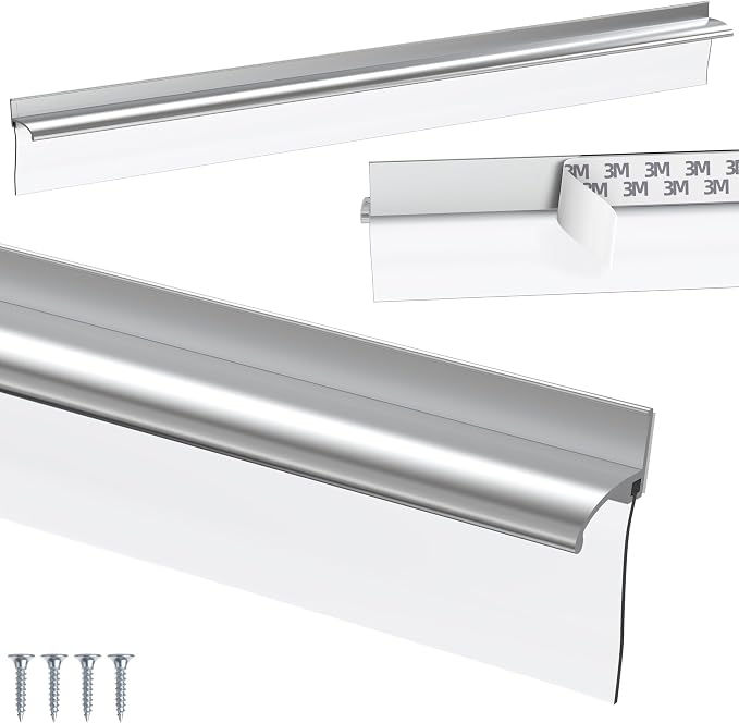 32" Chrome Framed Shower Door Replacement Drip Rail by BSFRNF