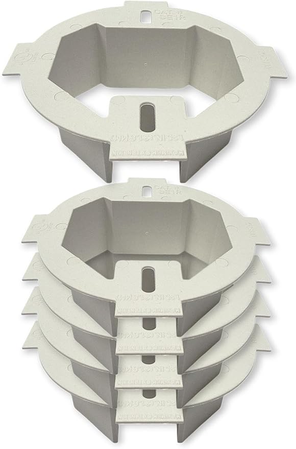 iMBAPrice Ceiling Box Extender 1-Gang, BE1R-5 UL Listed Round Electrical Box - Image 3