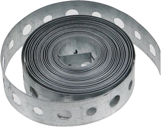 Galvanized Metal Pipe Strap 10-Feet Bendable Pipe Hanger | Thin Metal Strapping - Image 4