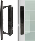 ACEPLANET Flush Mount Non-Keyed Sliding Glass Door Handleset, 6-5/8" H.C. by ACEPLANET