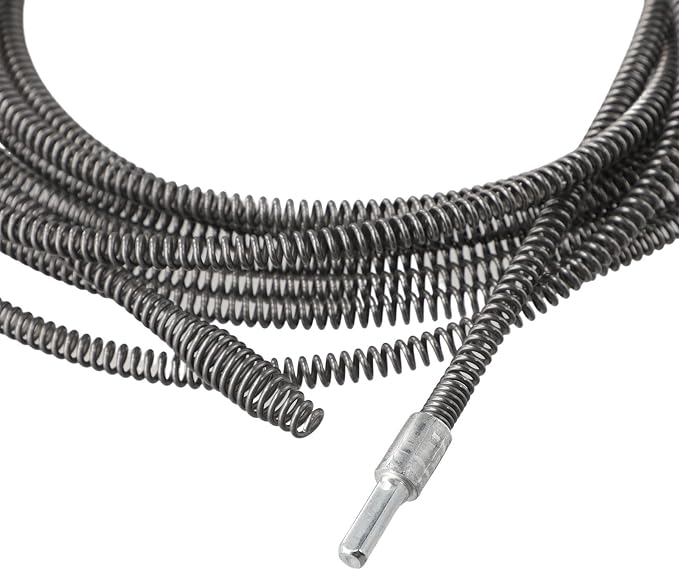 5M Drain Snake Drill, Manganese Steel Pipe Dredging, Flexible Sewer Cleaner - Image 6