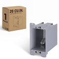 LEONLITE 20 Cubic Inch Single Gang Old Work Electrical Outlet Box | Ultra-deep by LEONLITE