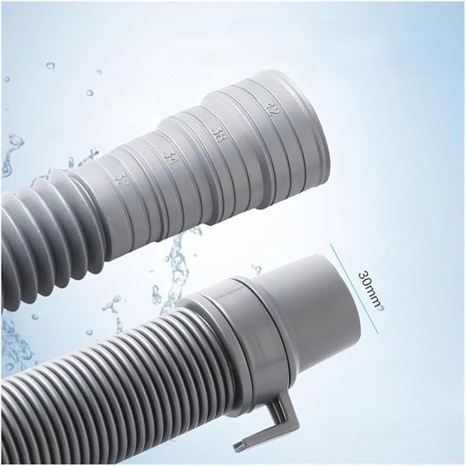 Washer Drain Hose, Compatible For Universal, Leak-Proof Corrugated Extension - Image 5