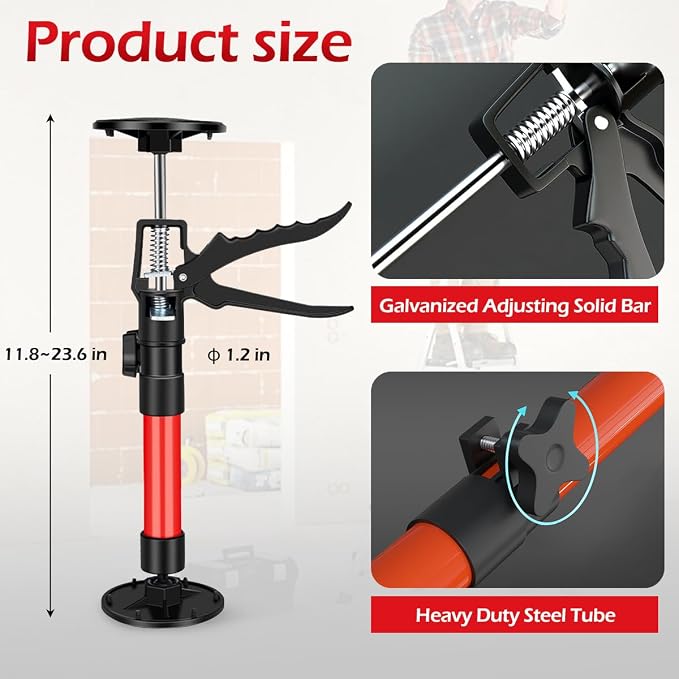 2Pack Adjustable Support Pole, Cabinet Jacks - Image 2