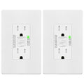 TG GFCI Outlet 15 Amp, Electrical Tamper-Resistant Receptacle, Self-Test | by TG