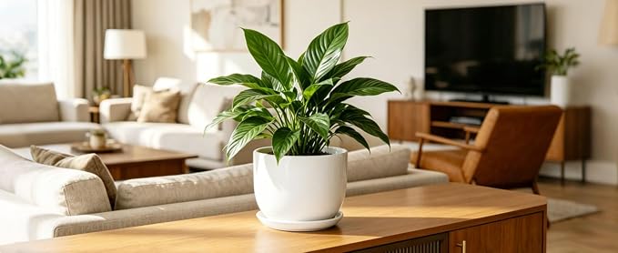 8 Inch Ceramic Planter, Plant Pots - Image 7