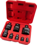 TONYNOL 8 Piece Impact Socket Adapter and Reducer Set | 1/4" 3/8" 1/2" 3/4" by TONYNOL