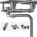Double Sink Drain Kit Space Saving Kitchen Sink Drain Kit Expandable Flexible 1 by QruiLanTu