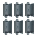 1-Gang PVC Old Work Standard Switch/Outlet Wall Electrical Box Grey Outlet by AIRTAK