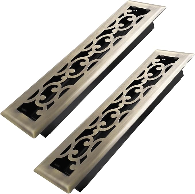 Howeall 2x12 Inches 2 Pack Heavy Duty Walkable Floor Register by Howeall
