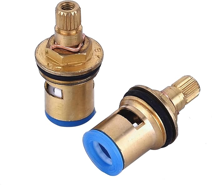 Faucet Valve Ceramic Stem 20 Teeth Ceramic Disc Cartridge Replacement Quarter - Image 4