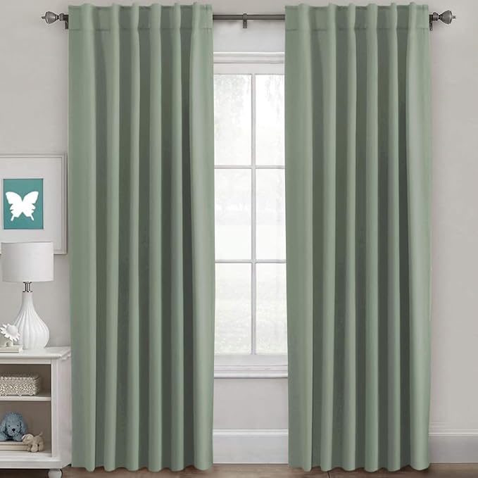 H.VERSAILTEX Blackout Curtains Thermal Insulated Window Treatment Panels Room by HVERSAILTEX