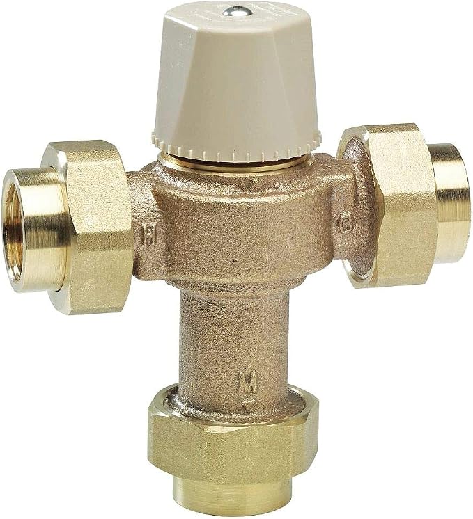 Watts - LFMMV-M1-UT - 3/4 Union Inlet Type Thermostatic Mixing Valve, No Lead by WATTS