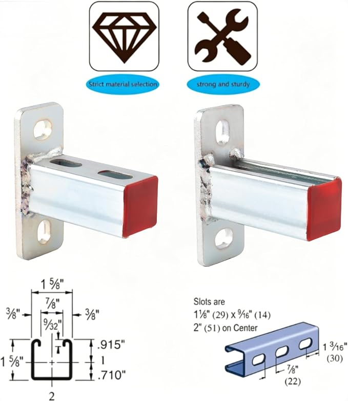 4 Pack Fasteners Braces, Steel Bracket, Steel Frame Stands, Display Stands - Image 3