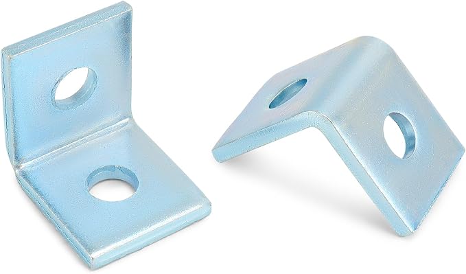QWORK 10-Pack Heavy Duty L-Shaped Connector Brackets - Image 6