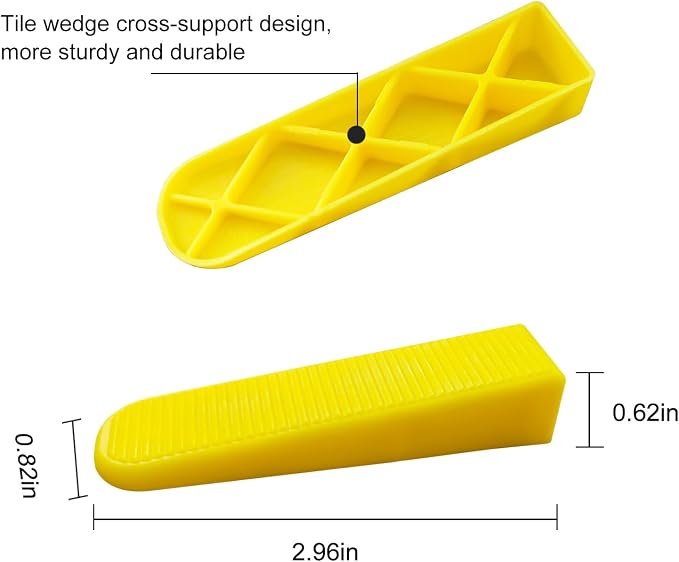 Tile Leveling Wedges 1260 pieces Reusable Tile Leveler System - Image 2