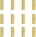 12-Pack 1/2" PEX Coupling, 1/2 Inch PEX Fittings | Brass by SUNGATOR