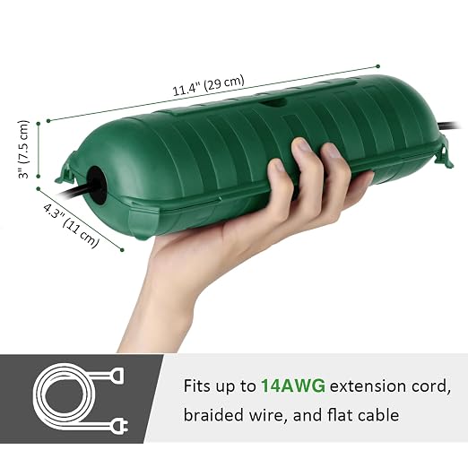 Outdoor Extension Cord Safety Cover, - Image 6