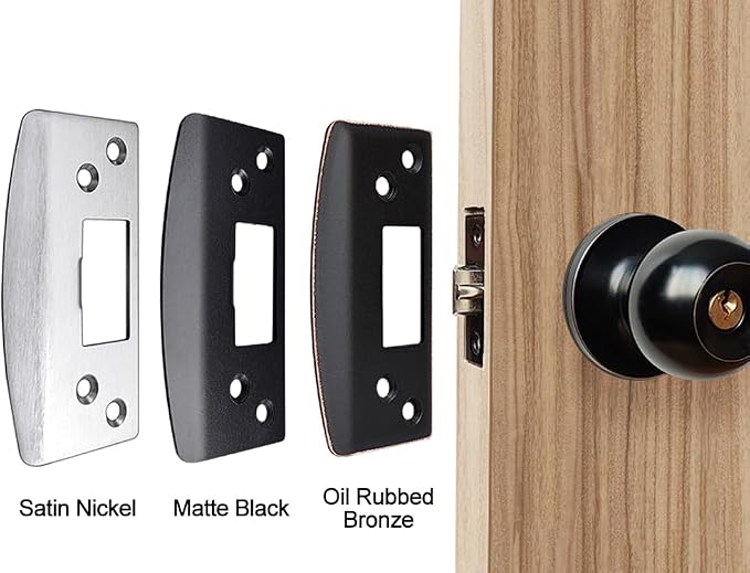 Oversized Door Strike Plate, Heavy Duty Version Reinforced Striker | Enlarged - Image 6